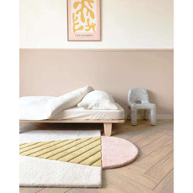 Ice Cream Rug, Pink and Light Brown - Rugs - 4