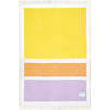 Color Block Blanket, Lilac, Yellow and Orange - Throws - 2