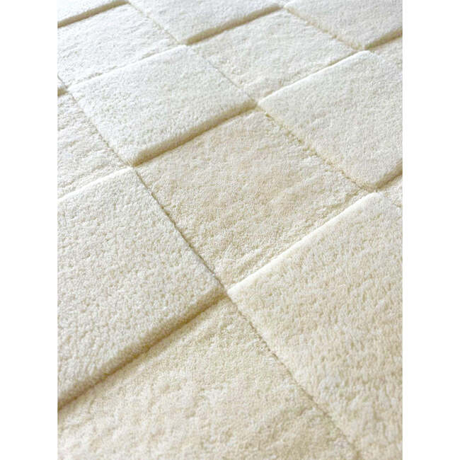 Checkerboard Rug, Off White - Rugs - 3