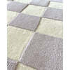 Checkerboard Rug, Lilac and White - Rugs - 3