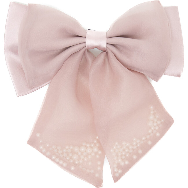 Annie Bow Hairclip, Pink