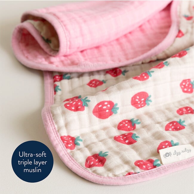 Itzy Blanket, Strawberries & Cream - Blankets - 3