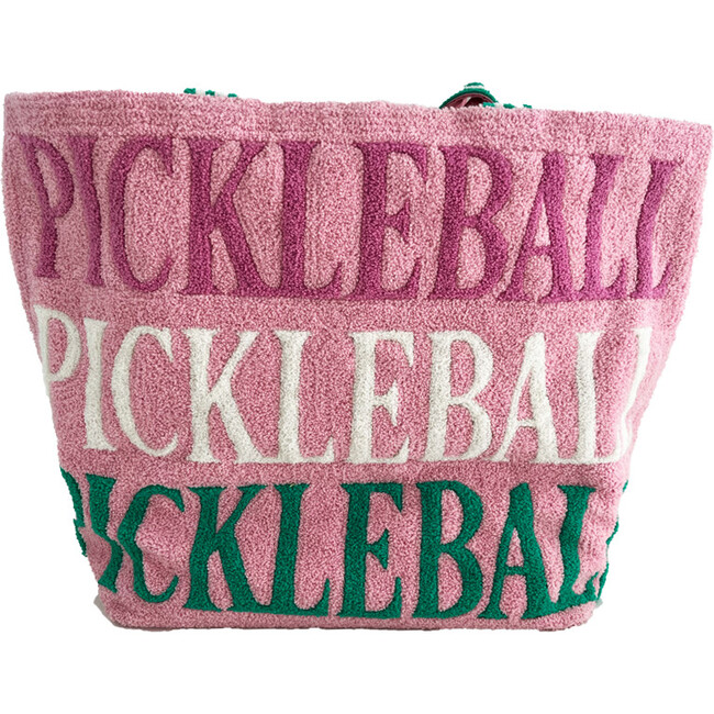 Pickleball Social Club Large Embroidered Tote Bag