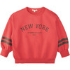 Organic Sunday Sweatshirt in Faded Red - Sweatshirts - 1 - thumbnail