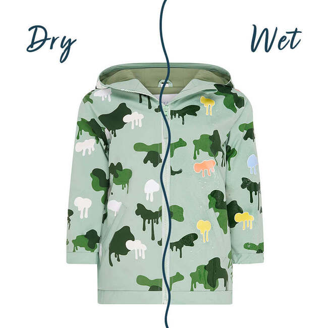 Graffiti Camouflage Color Changing Raincoat - Raincoats - 1