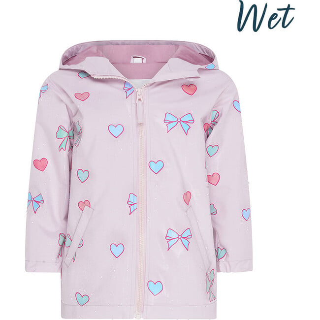 Hearts & Bows Color Changing Raincoat - Raincoats - 6