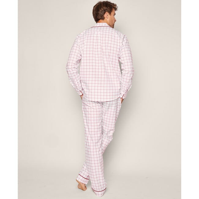 Men's Pajama Set, Garnet Tattersall - Pajamas - 4