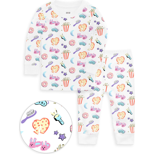 The Organic Long Sleeve Pajama Set, Sleepover