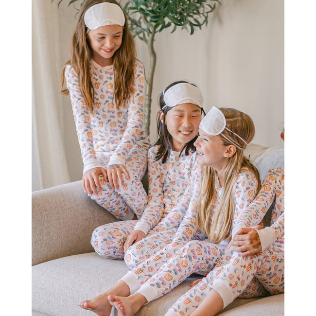 The Organic Long Sleeve Pajama Set, Sleepover - Pajamas - 2