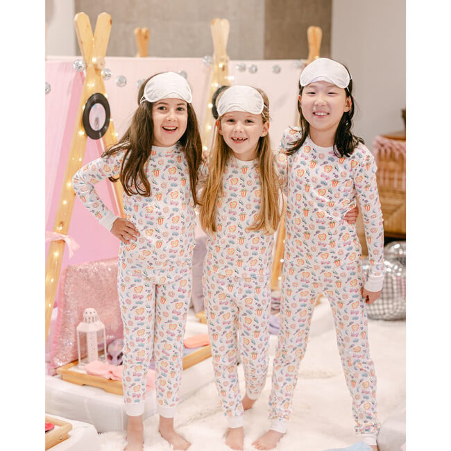 The Organic Long Sleeve Pajama Set, Sleepover - Pajamas - 3