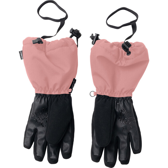 Reina PrimaLoft Silicon Print Wrist Leash Snow Gloves, Dark Rose - Gloves - 2