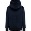 Panda Fleece High Loft Chin Guard Zipper Pocket Hoodie, True Navy - Jackets - 2