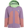 Neve PrimaLoft Waterproof Detachable Hood Snow Jacket, Lavender & Dark Rose - Jackets - 1 - thumbnail