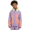 Neve PrimaLoft Waterproof Detachable Hood Snow Jacket, Lavender & Dark Rose - Jackets - 5