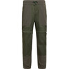 Mack Elastic Waist Drawstring Convertible Zip-Off Pants, Olive - Pants - 1 - thumbnail