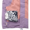 Neve PrimaLoft Waterproof Detachable Hood Snow Jacket, Lavender & Dark Rose - Jackets - 6