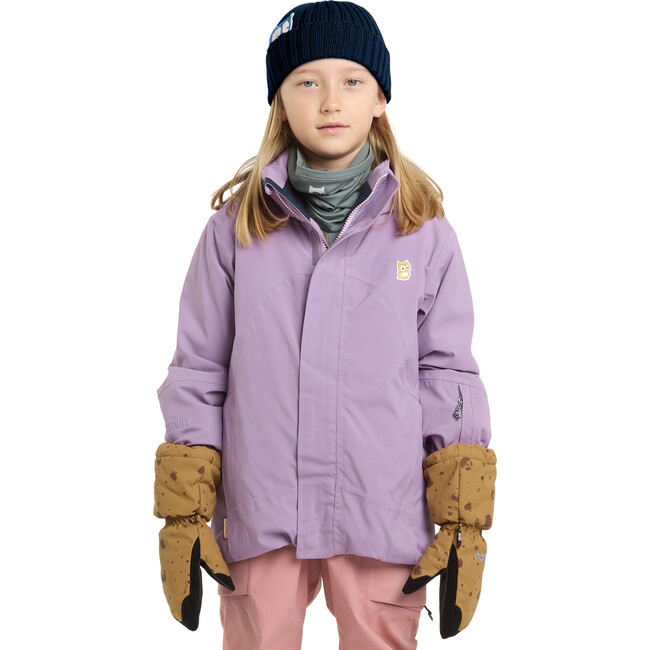 Neve PrimaLoft Waterproof Detachable Hood Snow Jacket, Lavender - Jackets - 5