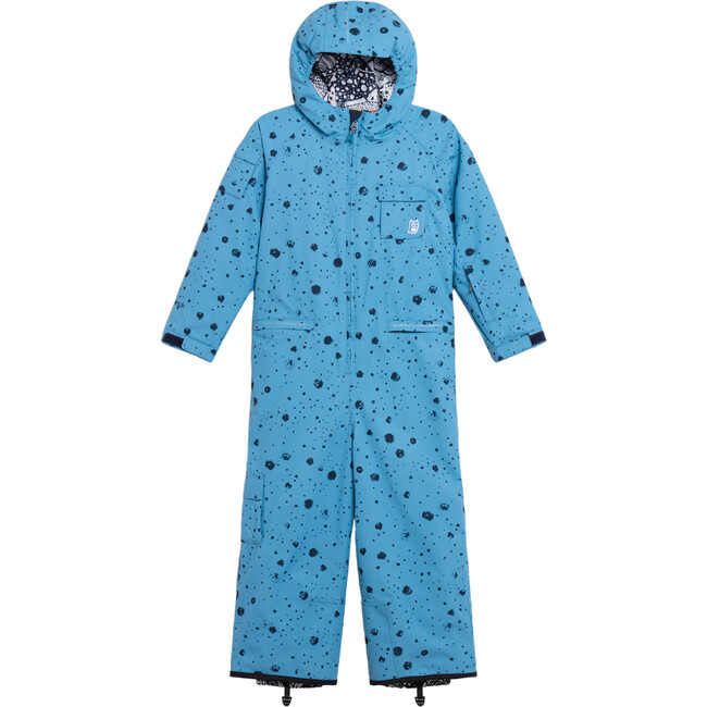 Galaxy Quest PrimaLoft Waterproof Zipper Snow Overall, Blue