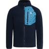 Galaxy Avan PrimaLoft Bio Fleece Chin Guard Zipper Jacket, True Navy & Blue - Jackets - 1 - thumbnail