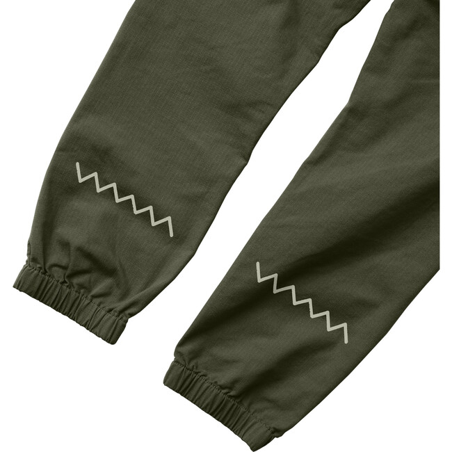 Mack Elastic Waist Drawstring Convertible Zip-Off Pants, Olive - Pants - 9