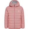 Underground Glow Reversible PrimaLoft Hood Zipper Jacket, Dark Rose & Dove Grey - Jackets - 1 - thumbnail