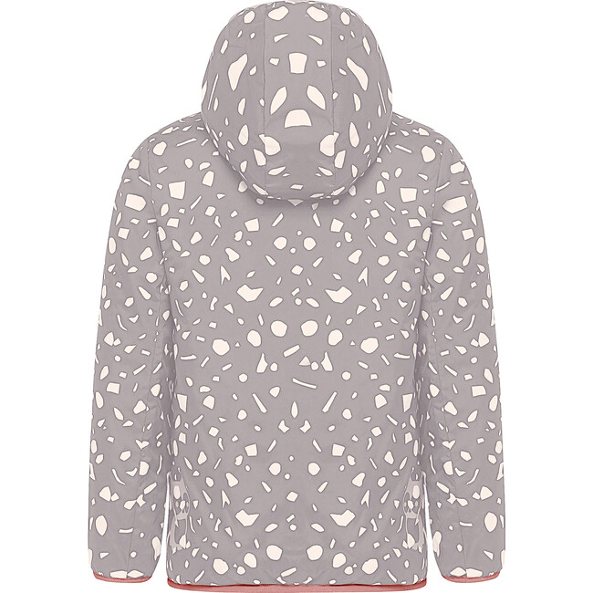 Underground Glow Reversible PrimaLoft Hood Zipper Jacket, Dark Rose & Dove Grey - Jackets - 6