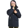 Variat PrimaLoft Waterproof Chin Guard Zipper Parka Jacket, True Navy - Parkas - 5