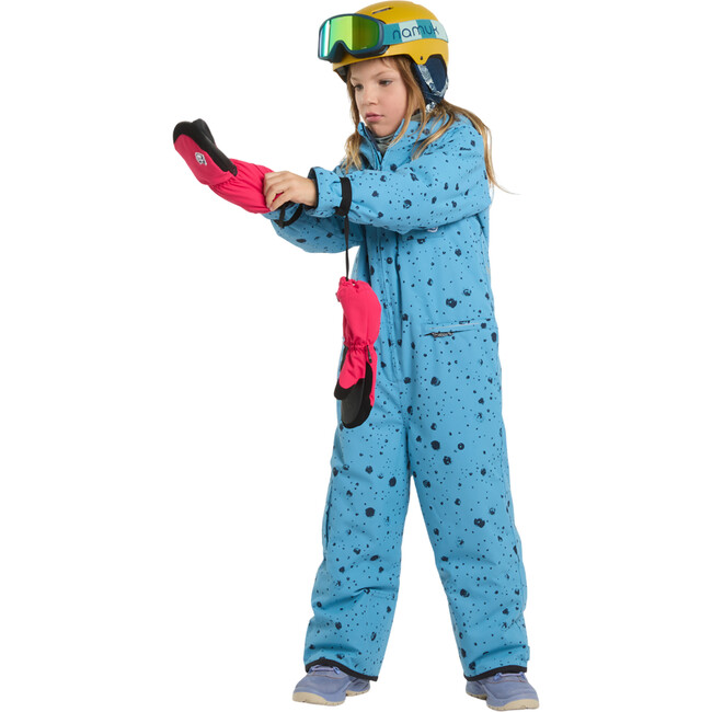 Galaxy Quest PrimaLoft Waterproof Zipper Snow Overall, Blue - Snowsuits - 7