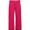 Crusade Adjustable Waistband Waterproof Snow Pants, Pinky Pink - Snow Pants - 1 - thumbnail