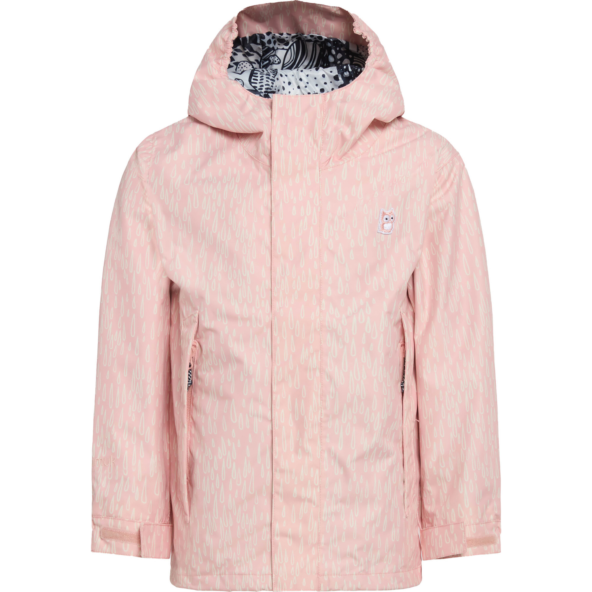 Twine All Weather Waterproof Chip Rain Jacket, Sunset Rose - Raincoats - 1