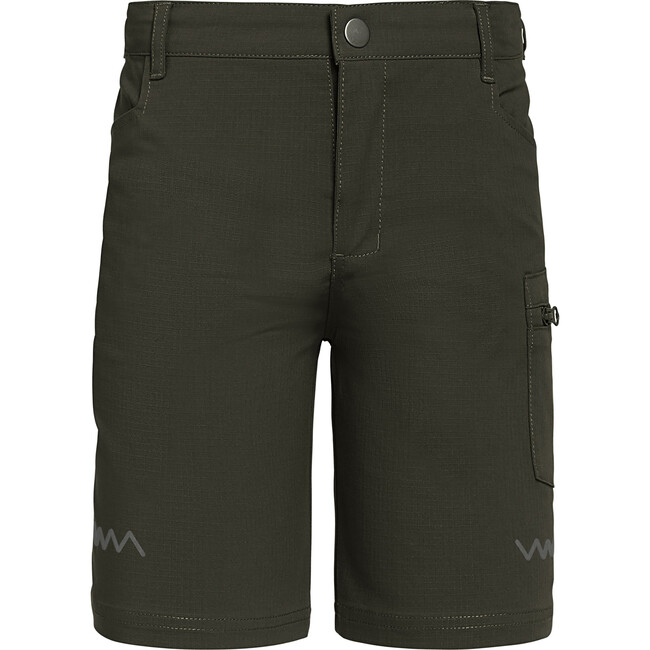 Scrab Adjustable Waistband Outdoor Pocket Shorts, Olive