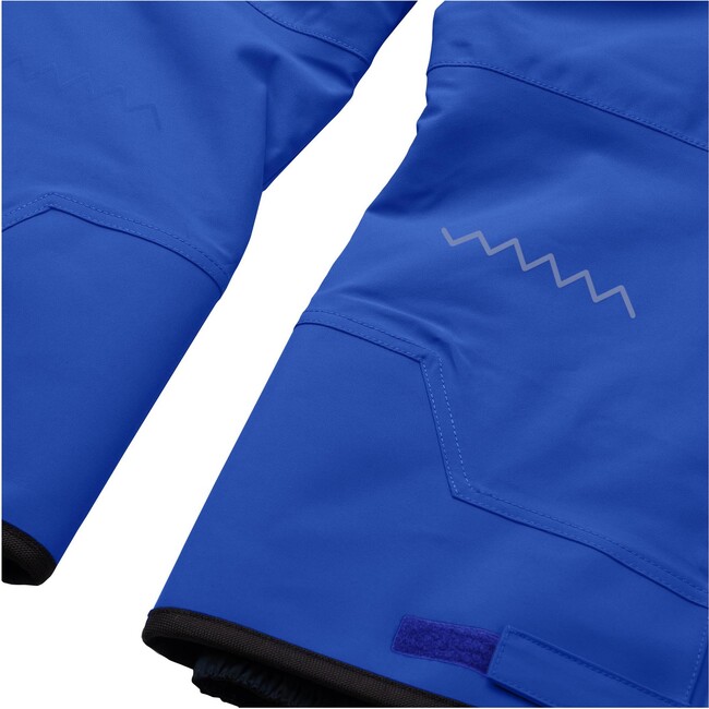 Crusade Adjustable Waistband Waterproof Snow Pants, Blue Marin - Snow Pants - 4