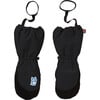 Statement PrimaLoft Silicon Print Wrist Leash Mittens, Black - Gloves - 1 - thumbnail