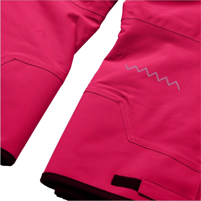 Crusade Adjustable Waistband Waterproof Snow Pants, Pinky Pink - Snow Pants - 5