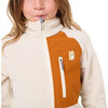 Avan PrimaLoft Bio Fleece Chin Guard Zipper Jacket, Teddy & Almond - Jackets - 6