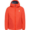 Neo Lightweight PrimaLoft Hood Zipper Pocket Jacket, Red Orange - Jackets - 1 - thumbnail