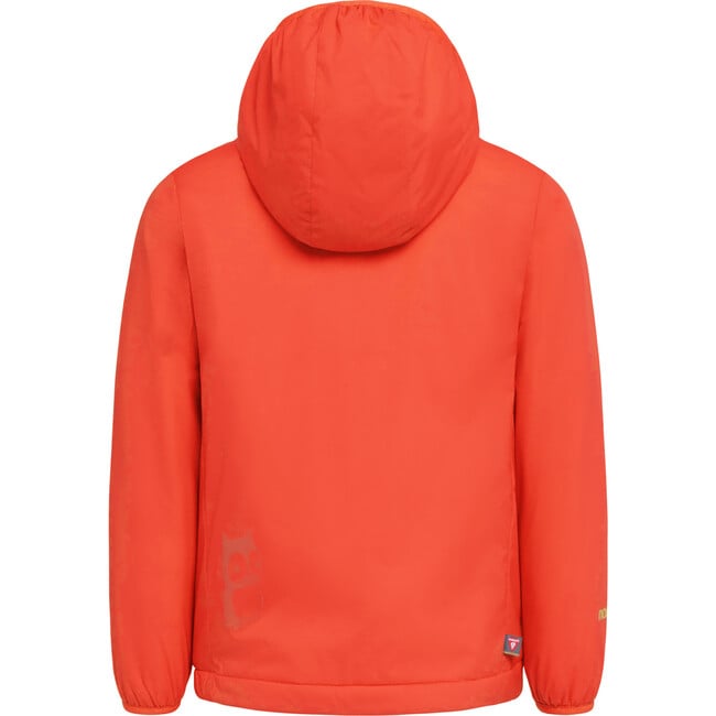 Neo Lightweight PrimaLoft Hood Zipper Pocket Jacket, Red Orange - Jackets - 2