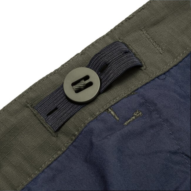 Scrab Adjustable Waistband Outdoor Pocket Shorts, Olive - Shorts - 6