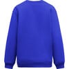 Macem Crew Neck Long Sleeve Oversized Sweatshirt, Blue Marin - Sweatshirts - 2