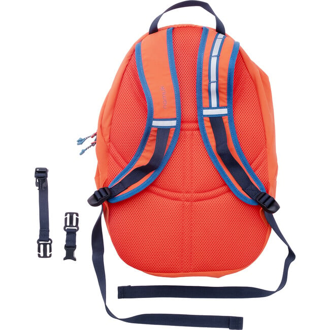 Okyo Lightweight Mesh Pocket Waterproof Backpack 14L, Red Orange - Backpacks - 4