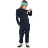 Mack Elastic Waist Drawstring Convertible Zip-Off Pants, True Navy - Pants - 4