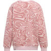 Legna Macem Crew Neck Long Sleeve Oversized Sweatshirt, Dark Rose - Sweatshirts - 2