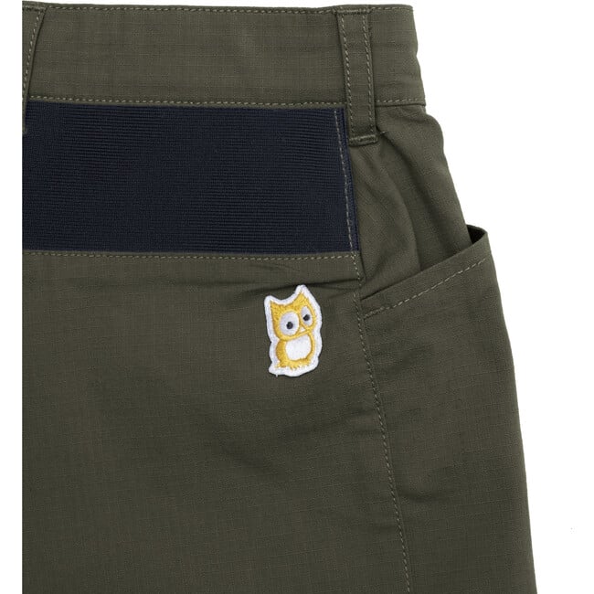 Scrab Adjustable Waistband Outdoor Pocket Shorts, Olive - Shorts - 9