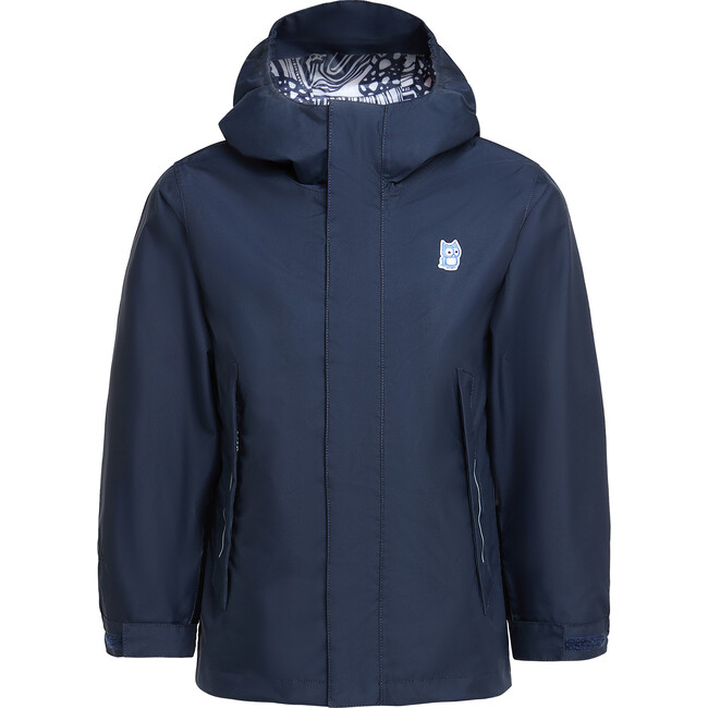 All Weather Waterproof Chip Rain Jacket, True Navy