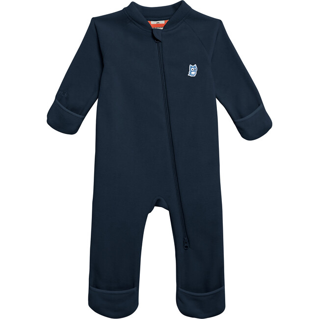 Baby Soa PrimaLoft Bio Fleece Long Sleeve 2-Way Zipper Overall, True Navy - Overalls - 1