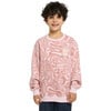 Legna Macem Crew Neck Long Sleeve Oversized Sweatshirt, Dark Rose - Sweatshirts - 4