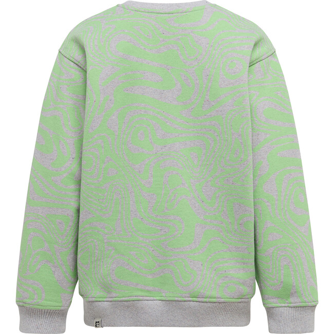 Legna Macem Crew Neck Long Sleeve Oversized Sweatshirt, Paradise - Sweatshirts - 2