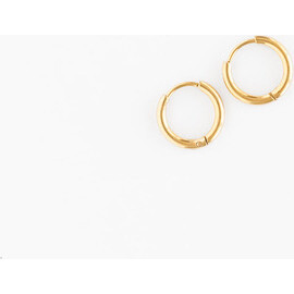 Endless Hoop Earrings 8mm Thin