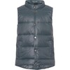 Children Featherlight Sleeveless Button Down Vest, Slate - Vests - 1 - thumbnail