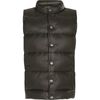 Children Featherlight Sleeveless Button Down Vest, Pine - Vests - 1 - thumbnail